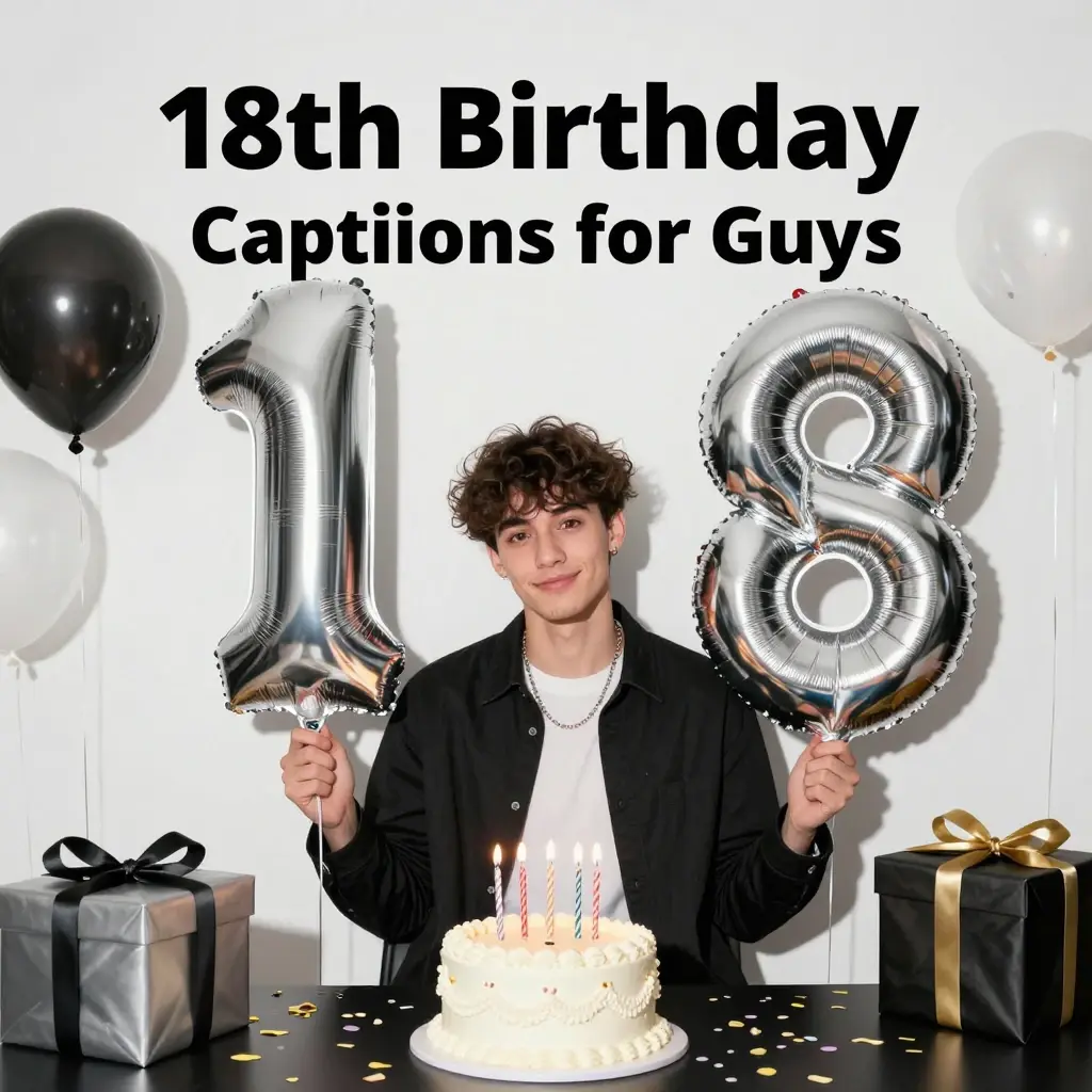 18th birthday captions