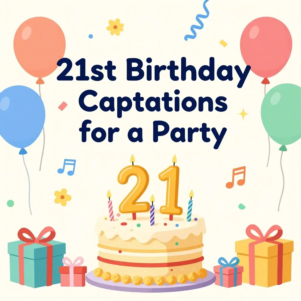 21st birthday captions