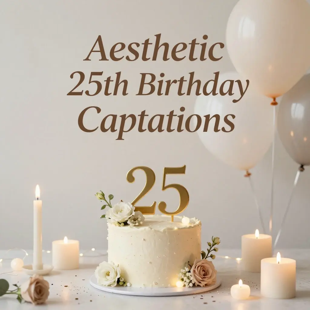25th birthday captions