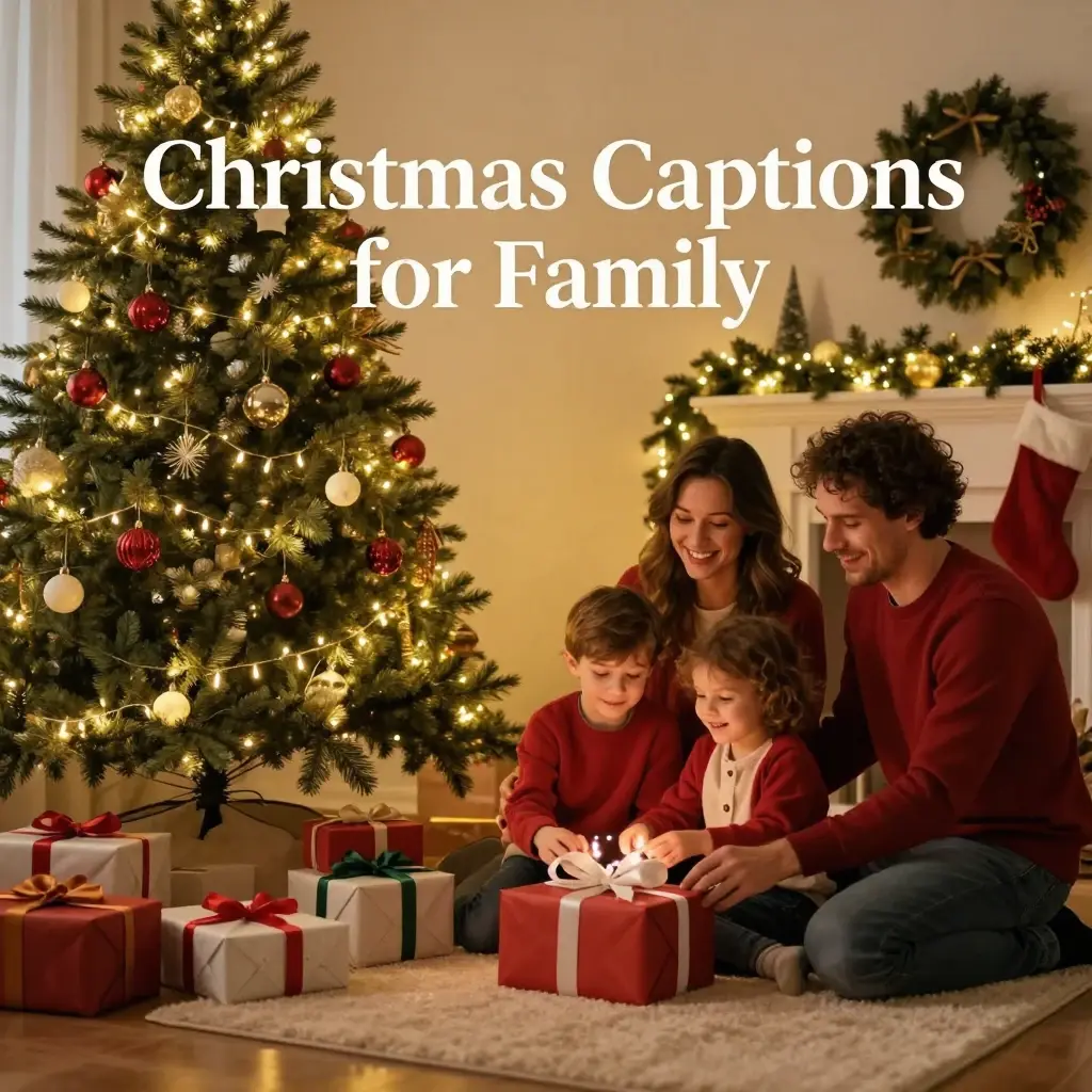 christmas captions