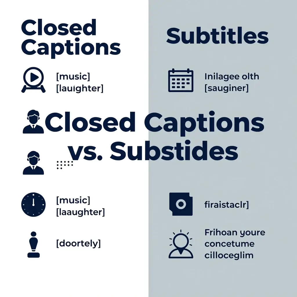 closed captions