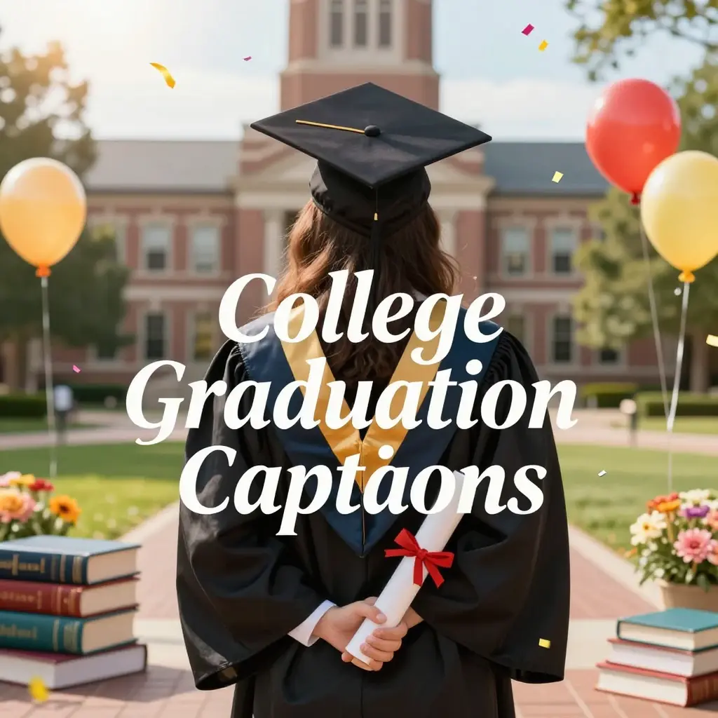 graduation captions