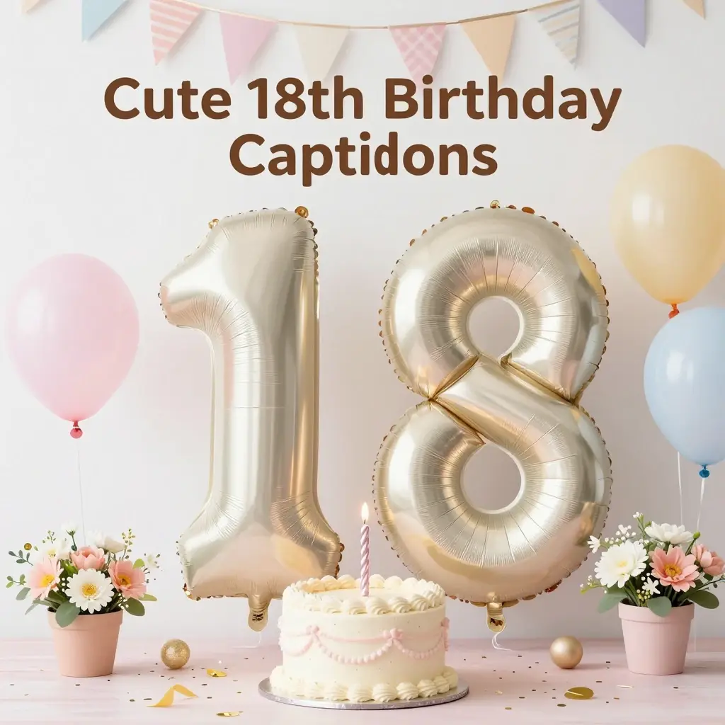 18th birthday captions
