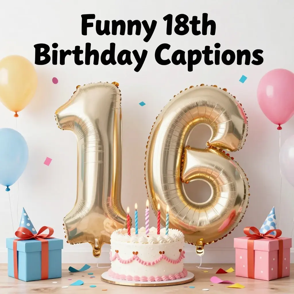 18th birthday captions