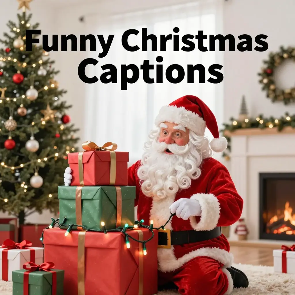 christmas captions