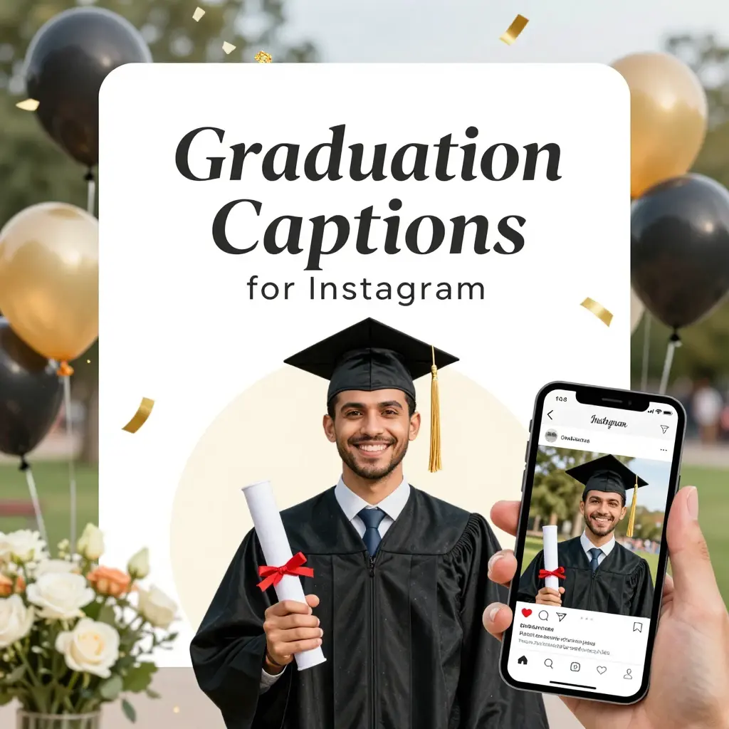 graduation post captions