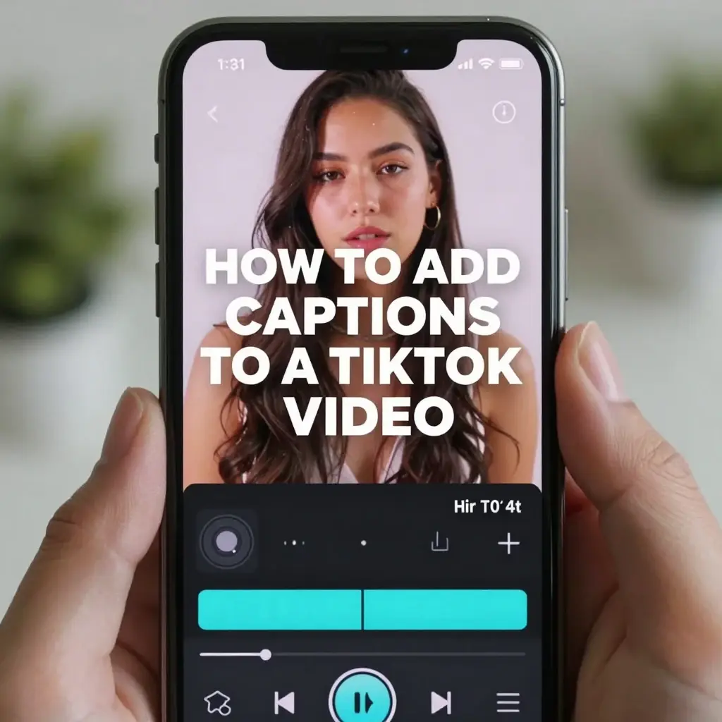 how to add captions on tiktok