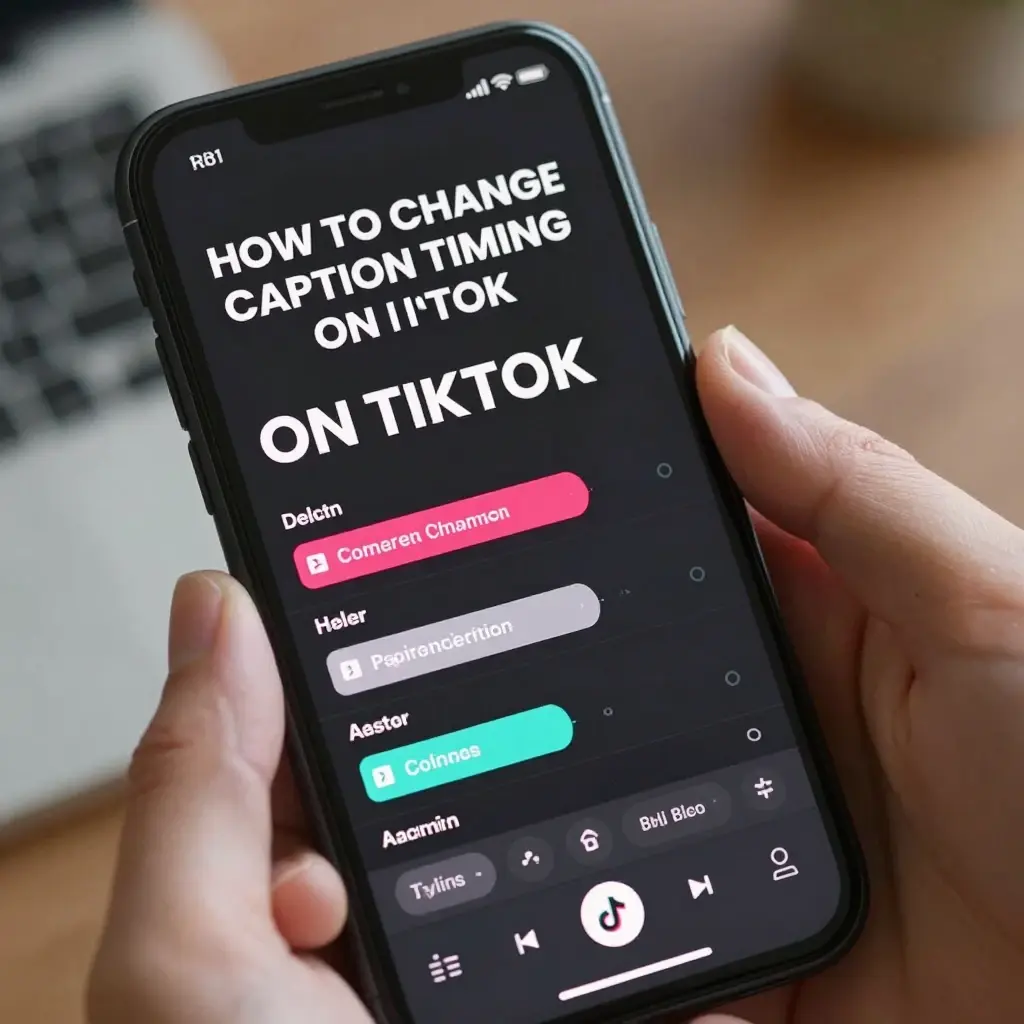 how to add captions on tiktok