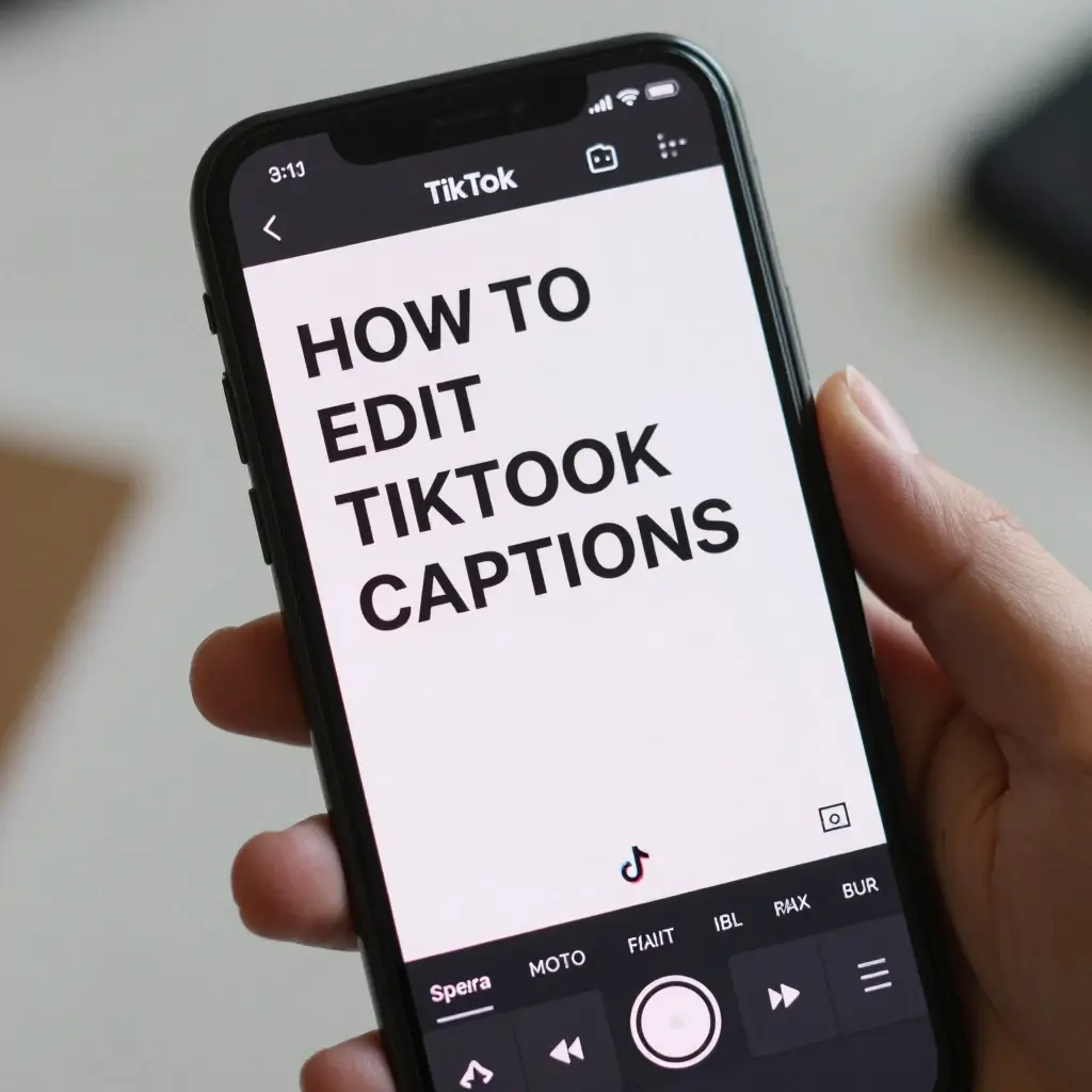 how to add captions on tiktok