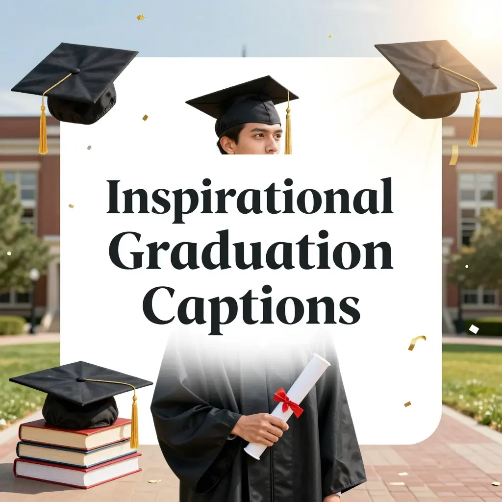 graduation captions