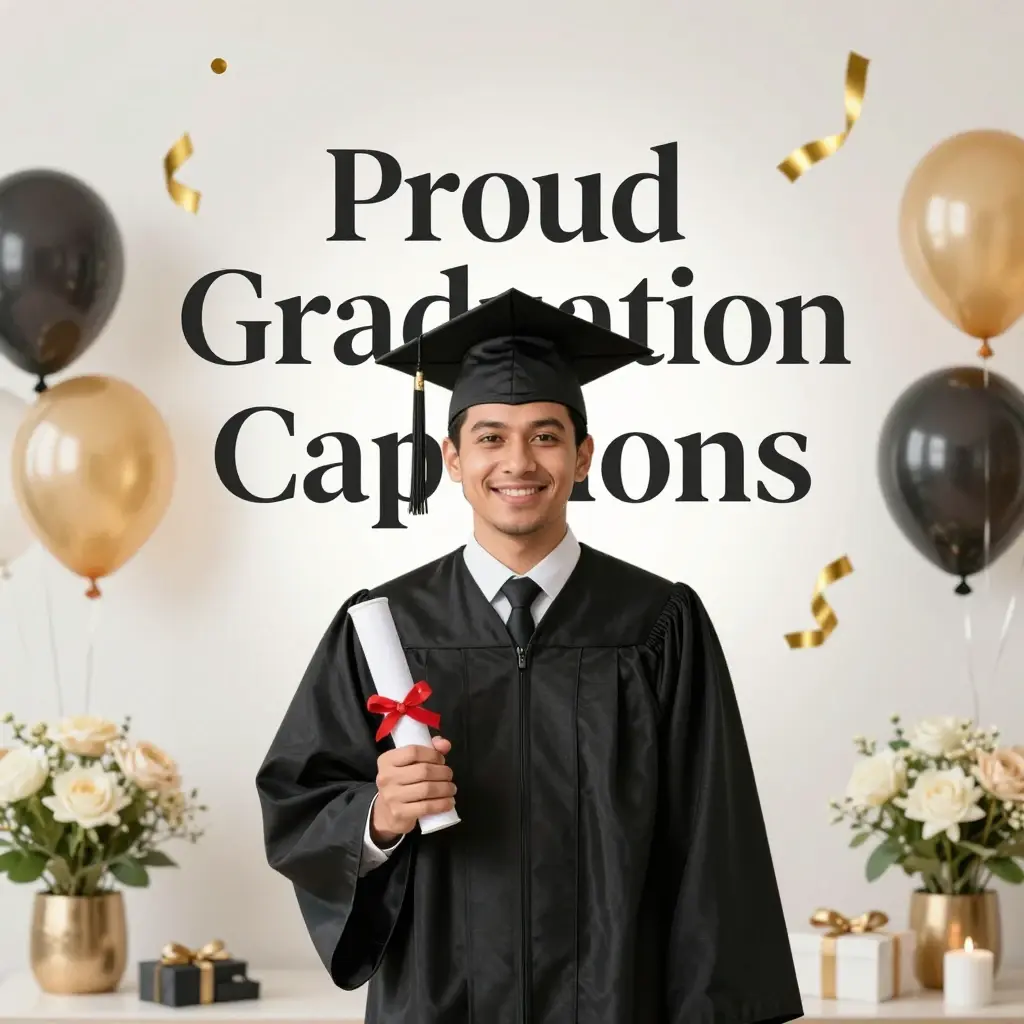 graduation post captions