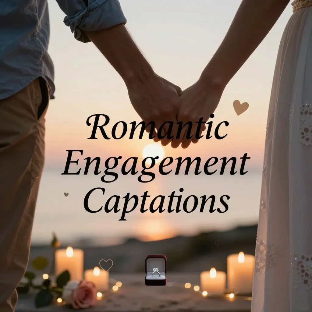 engagement captions