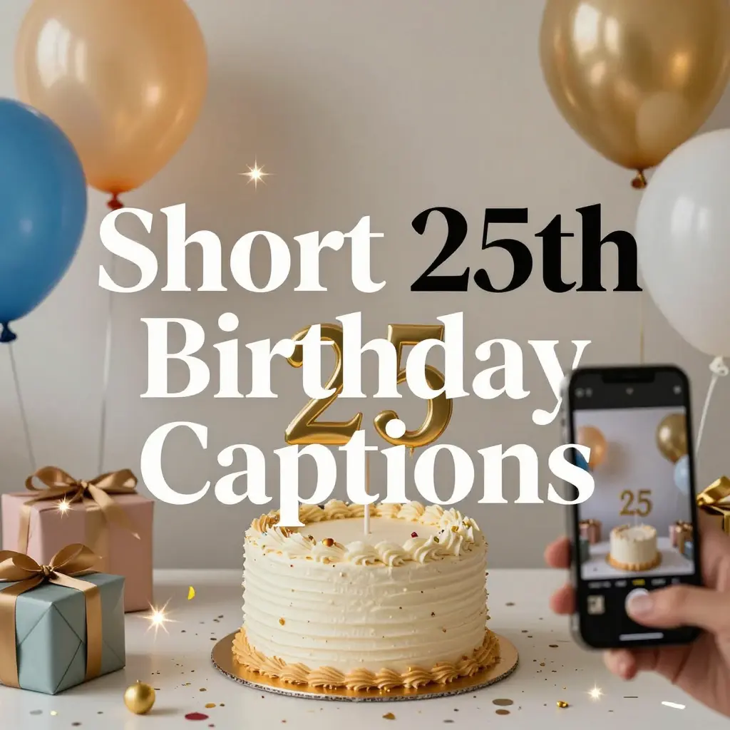 25th birthday captions