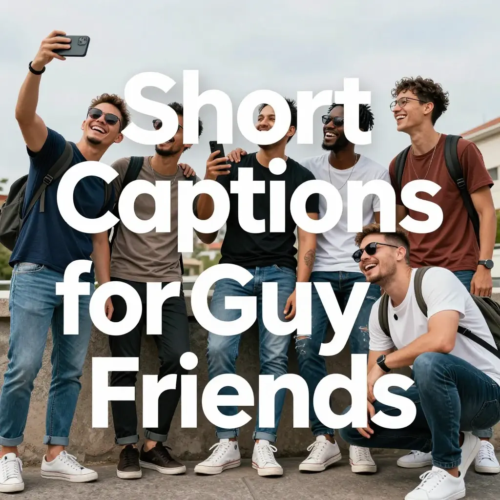 short captions for friends