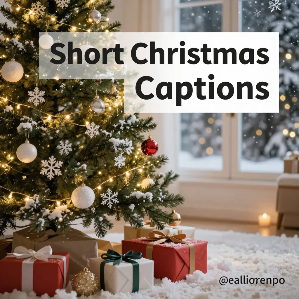 christmas captions