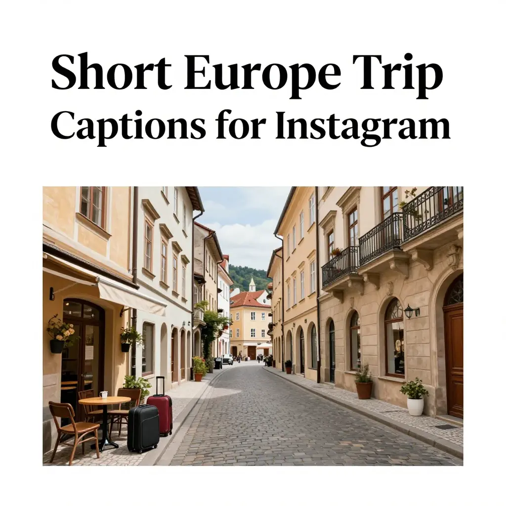 europe trip captions