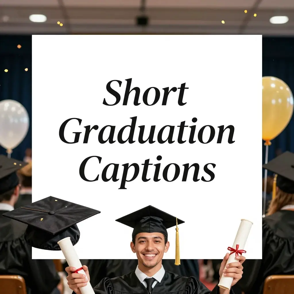 graduation captions