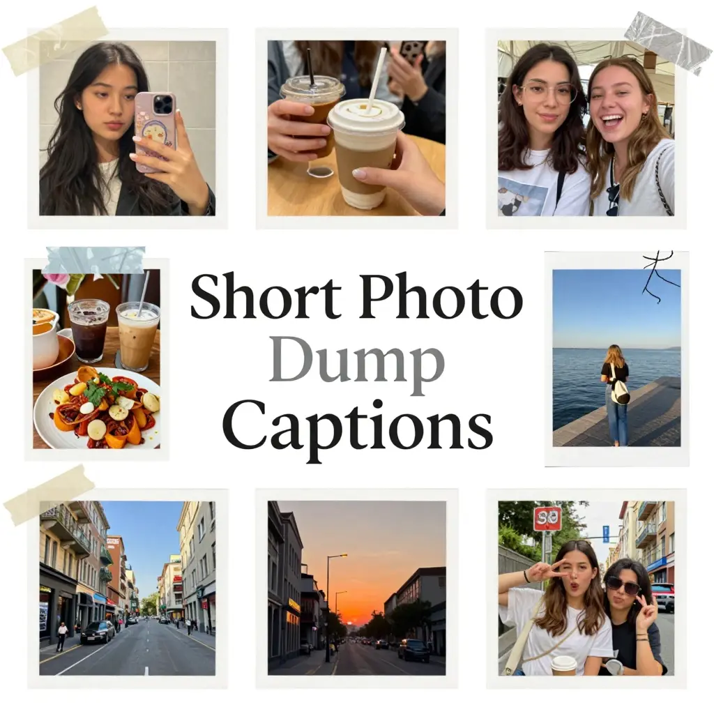 photo dump captions