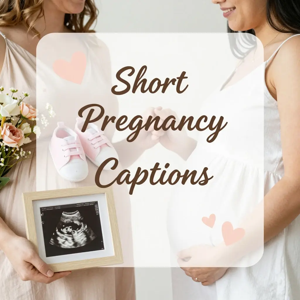pregnancy announcement captions