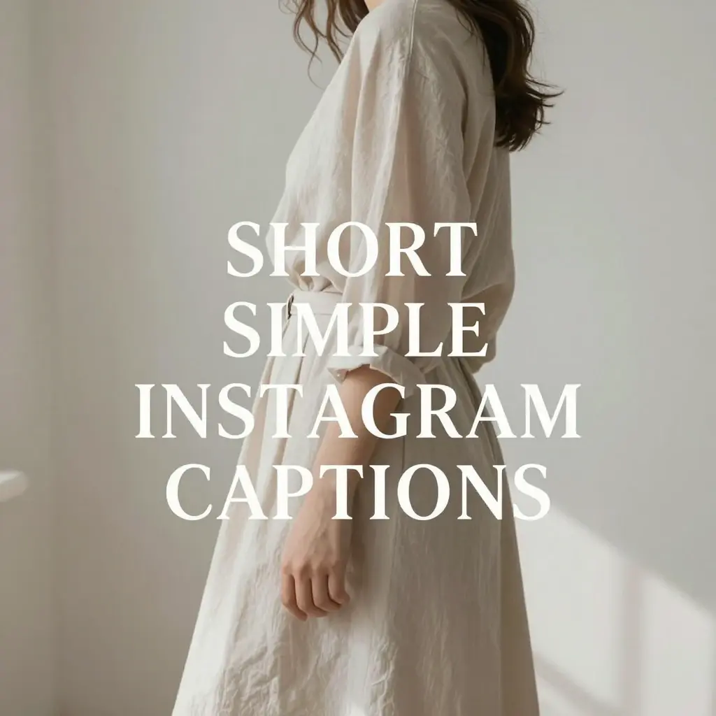 simple instagram captions