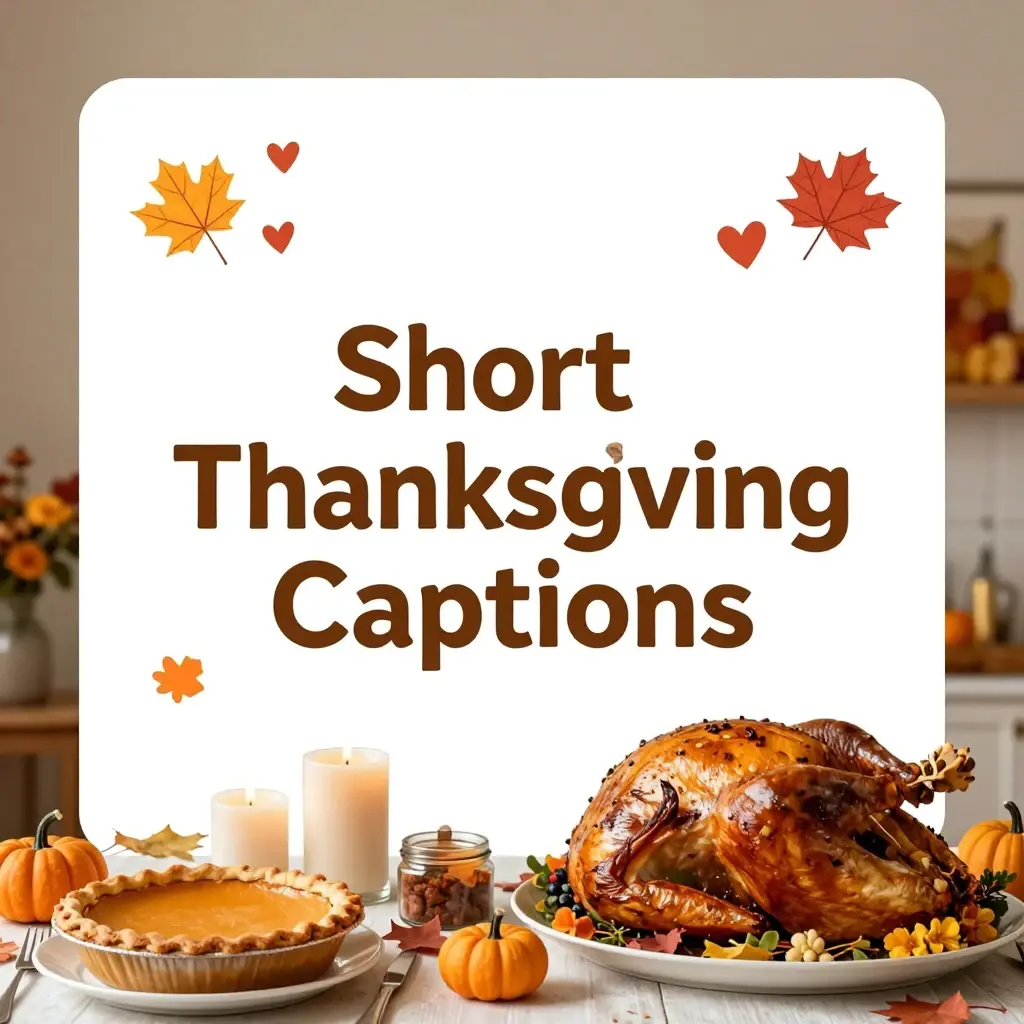 thanksgiving captions