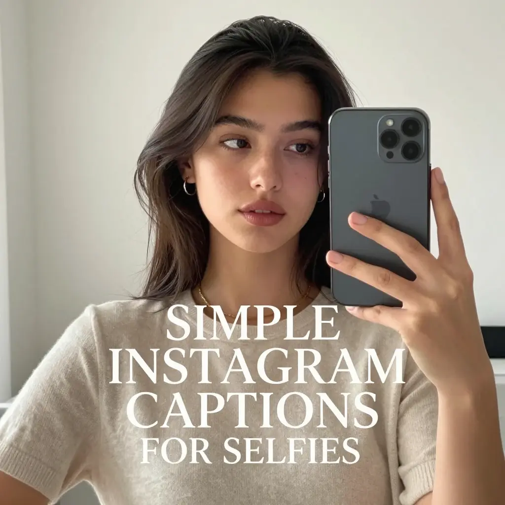 simple instagram captions