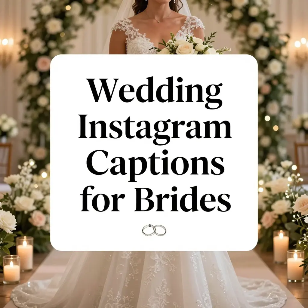 wedding instagram captions