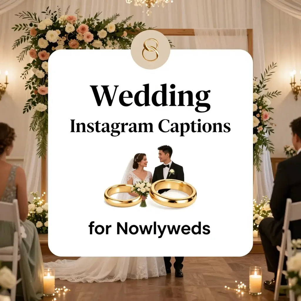 wedding instagram captions