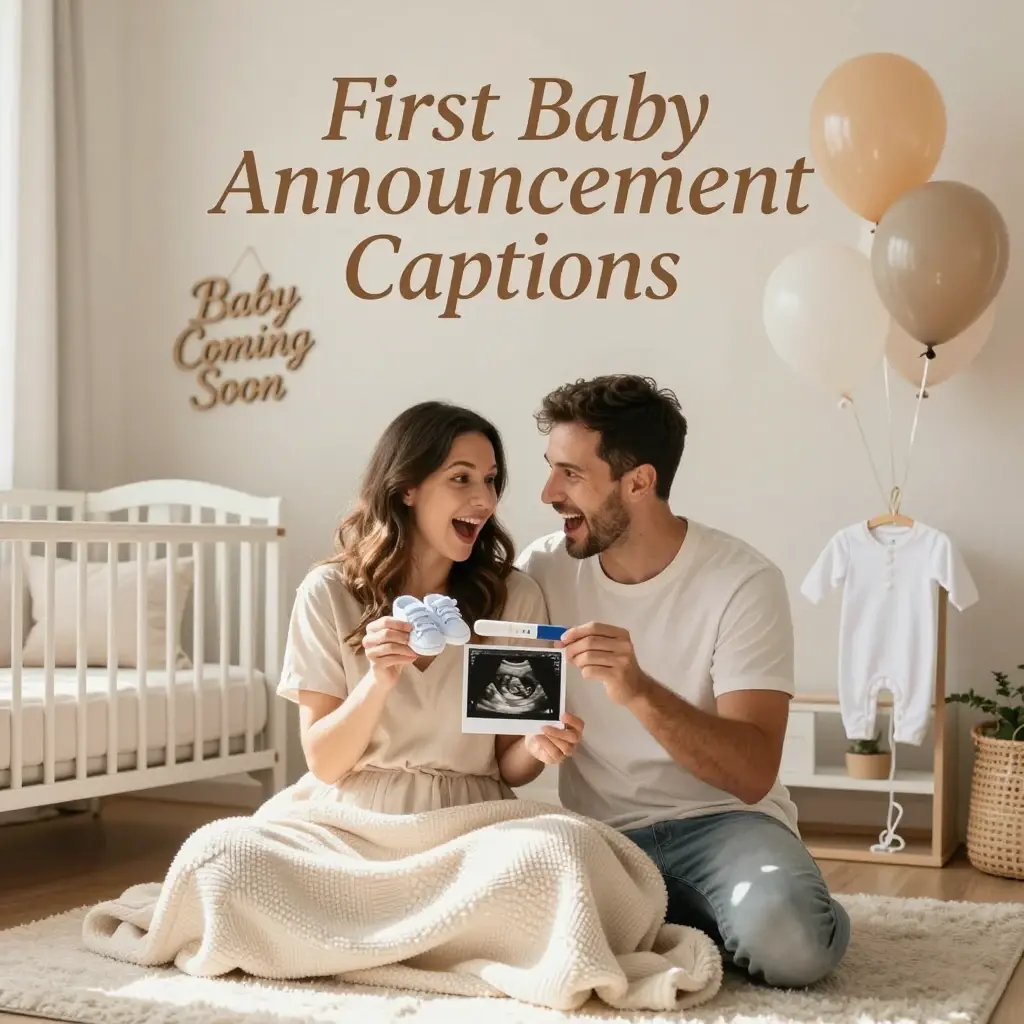 baby announcement captions