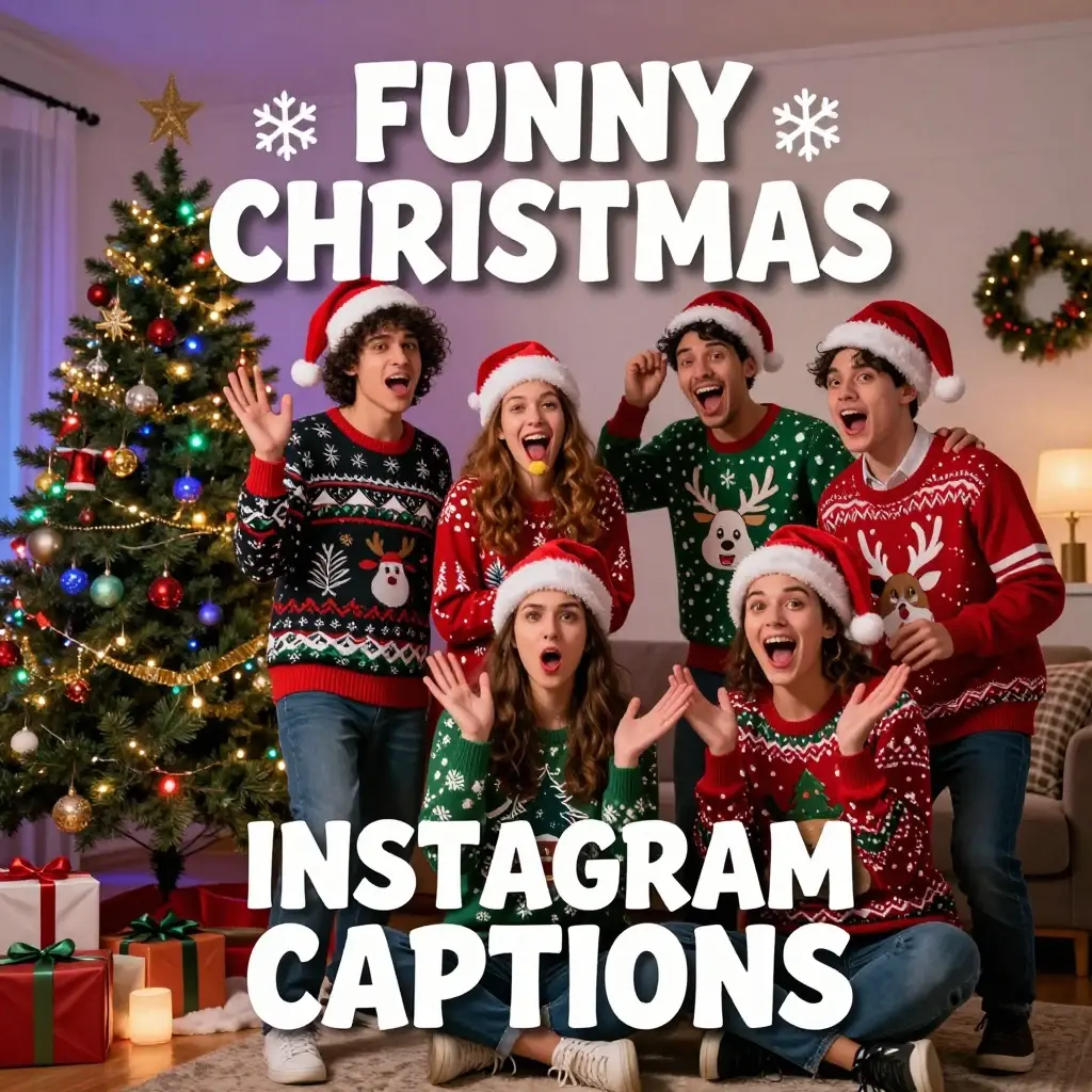 christmas instagram captions