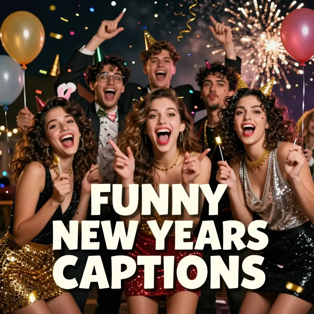 new years captions