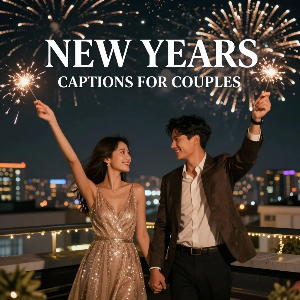 new years captions