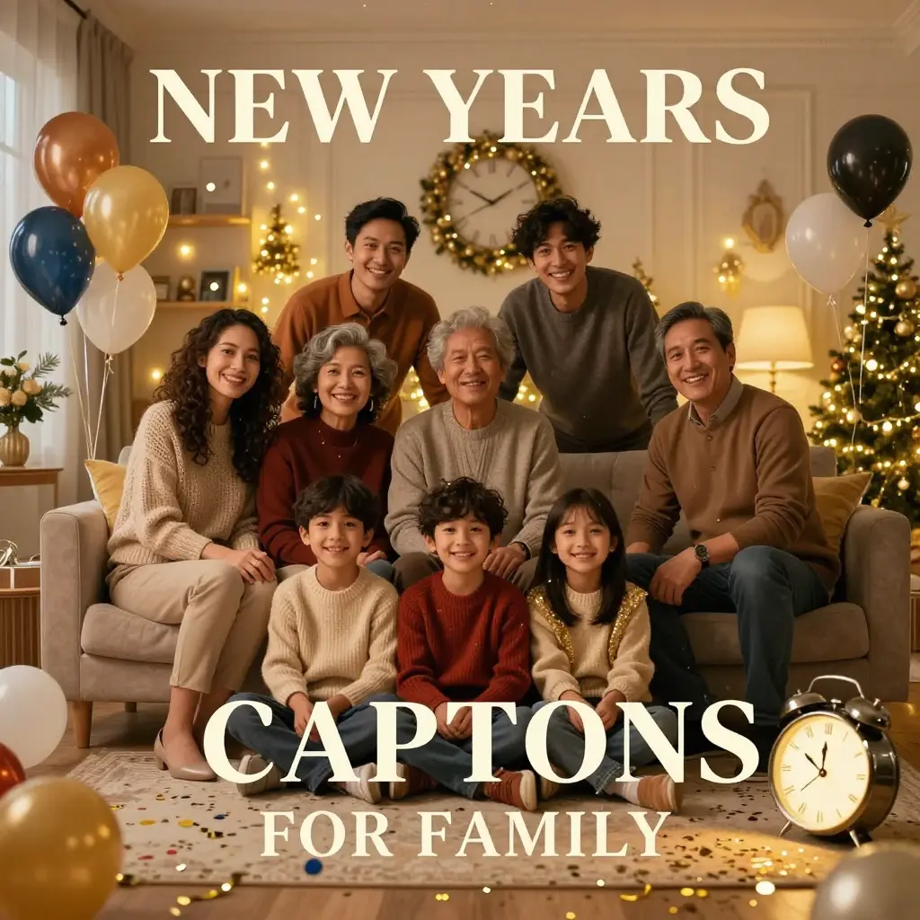 new years captions