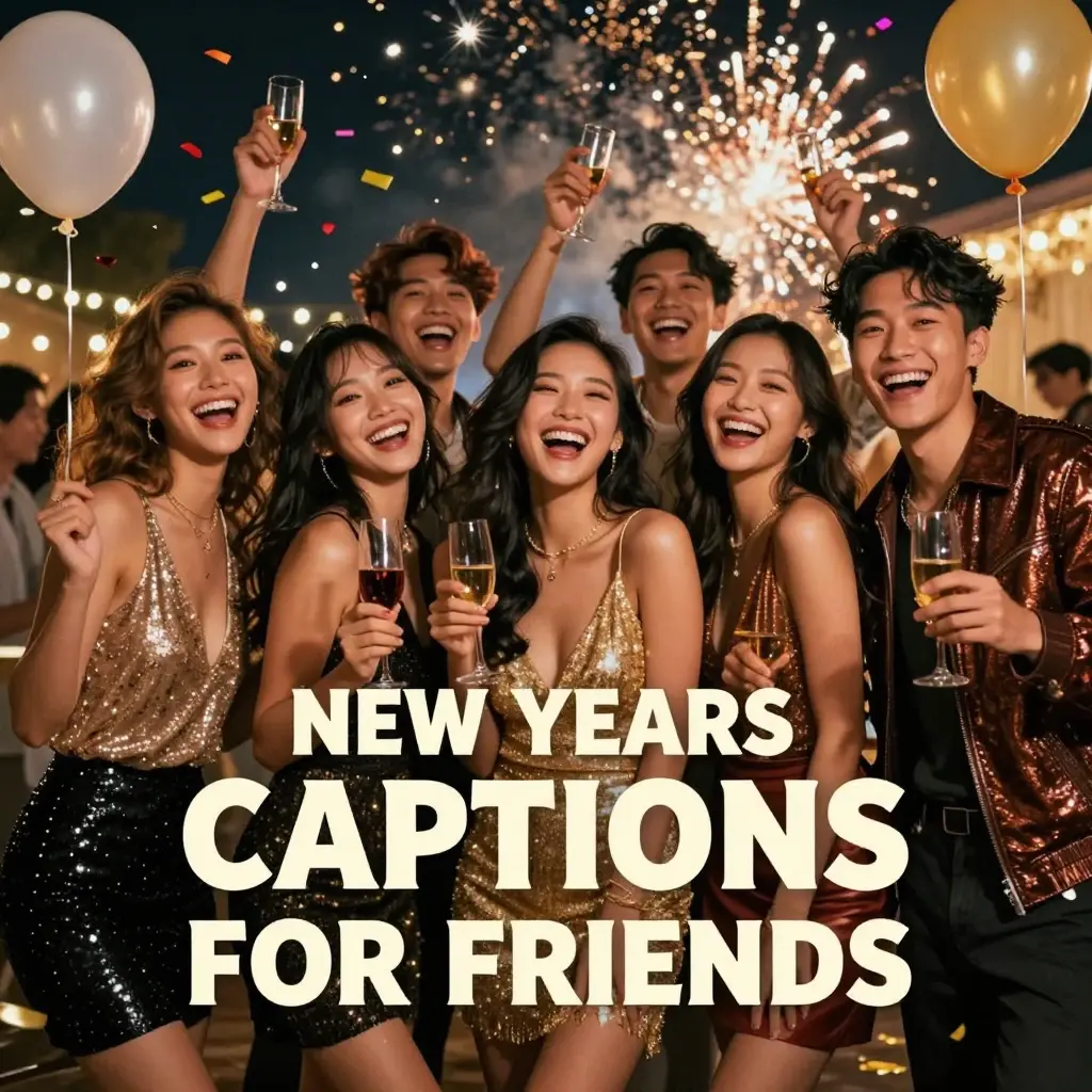 new years captions