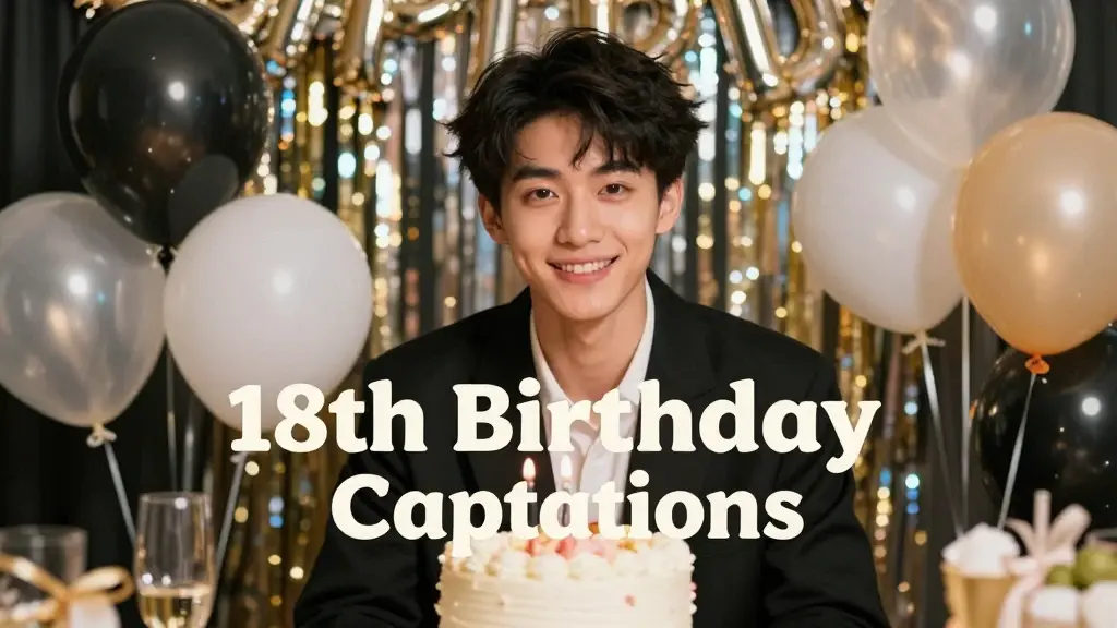 18th birthday captions