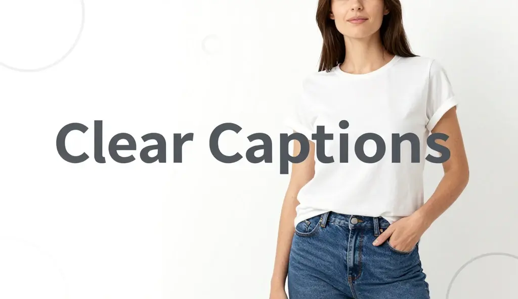 clear captions