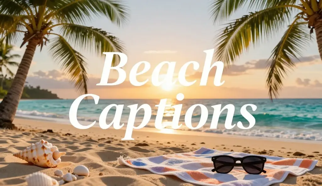 beach captions