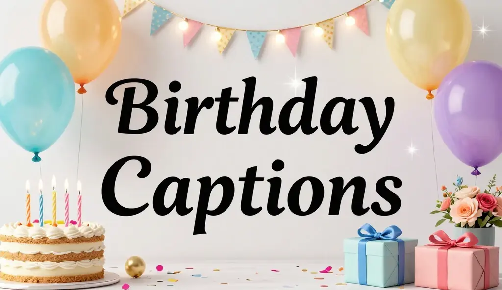 birthday captions