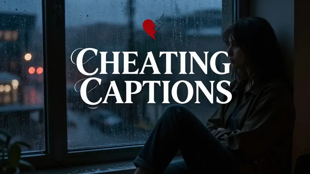 cheating captions