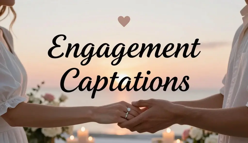 engagement captions