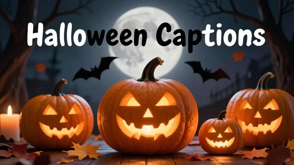 halloween captions