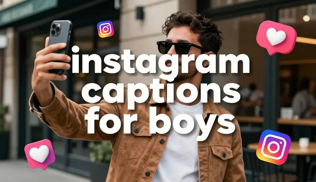 instagram captions for boys