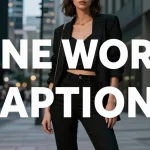 one word captions