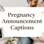 pregnancy announcement captions