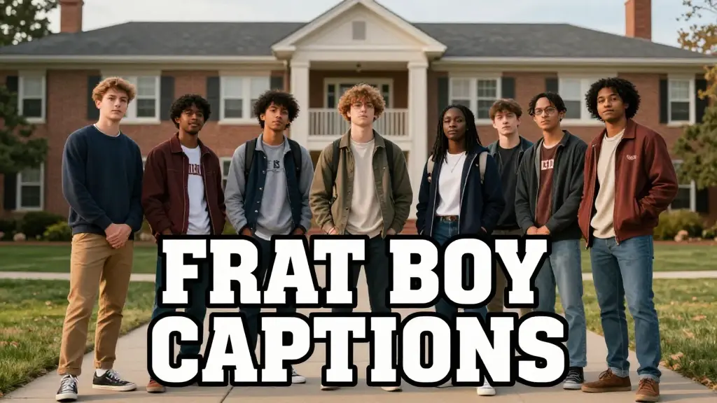 frat boy captions