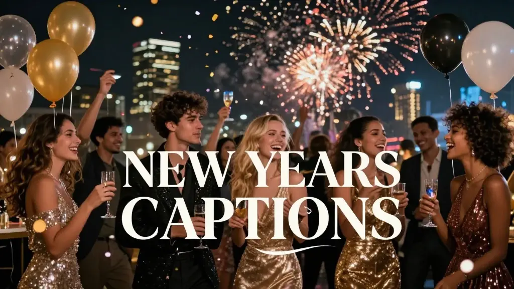 new years captions