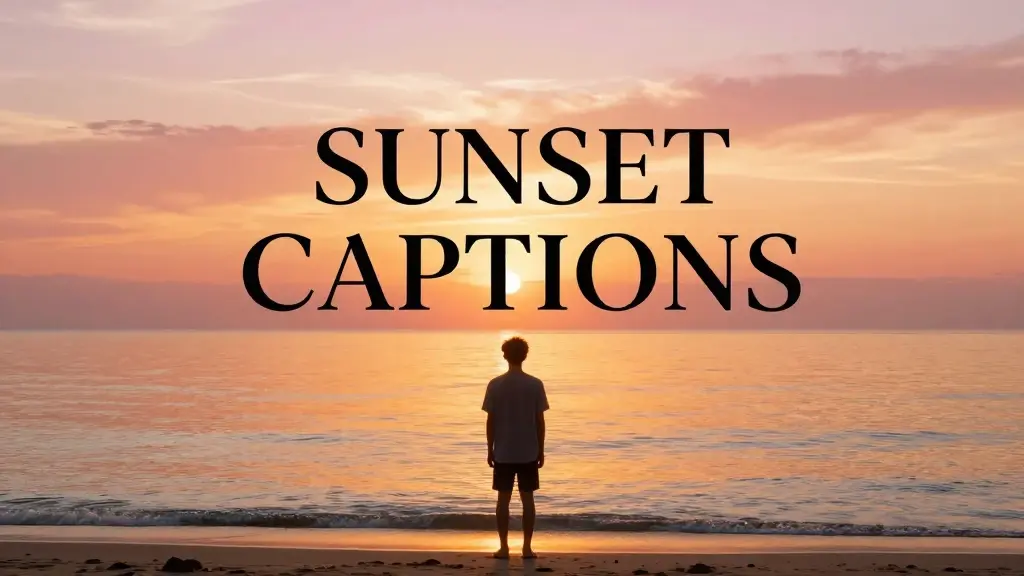 sunset captions